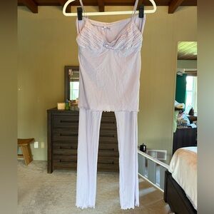 Vintage Victoria's Secret Light Purple Pajama Set